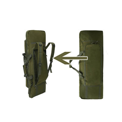 Saco esportivo de grande capacidade Molle Verde Mochila para caminhadas Zipper Hasp fechamento
