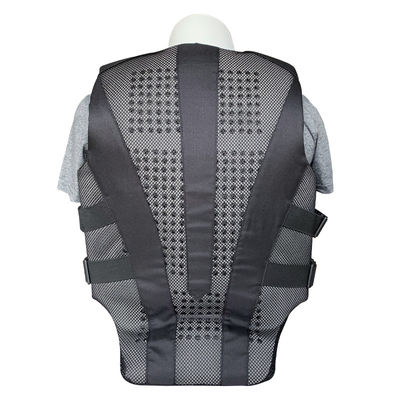 Vestido de protecção do corpo do cavalo preto