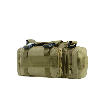 Mochila de campo ao ar livre Sacos de cinto 0,45 Kgs Zipper Hasp fechamento Saco Molle portátil para caminhadas