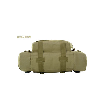 Mochila de campo ao ar livre Sacos de cinto 0,45 Kgs Zipper Hasp fechamento Saco Molle portátil para caminhadas