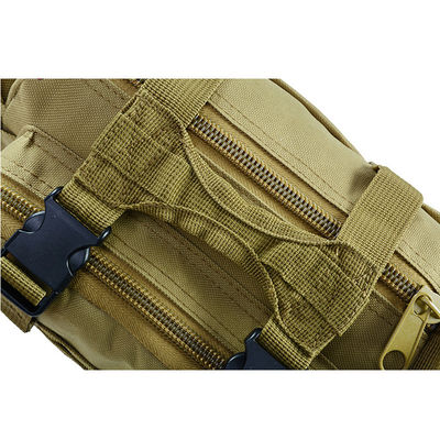 Mochila de campo ao ar livre Sacos de cinto 0,45 Kgs Zipper Hasp fechamento Saco Molle portátil para caminhadas