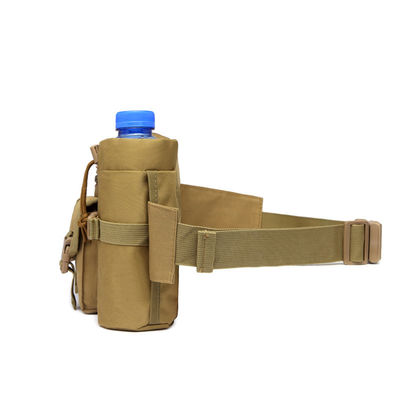 Mochila de cintura multicolor para acampar ao ar livre com cinto e saco de garrafa de água de tipo padrão