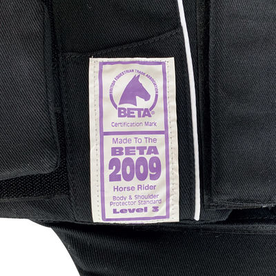 Equipamento de equitação infantil Protector desportivo de tecido de algodão para proteção máxima