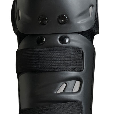Protectores de joelho do cotovelo preto para corridas de equitação Um tamanho para todos e personalizável