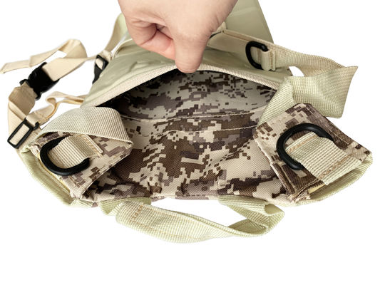 Mochila Multicolor com garrafa de água para treino multifunção