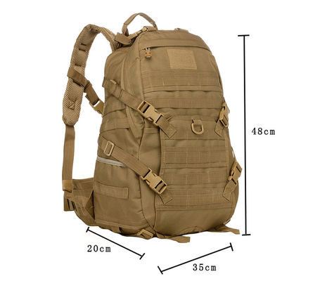 Mochila de mão dura Mochila de treinamento multifuncional Mochila à prova d'água para acampar e viajar