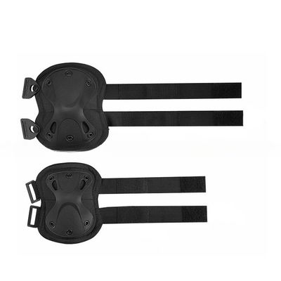 Logotipo personalizado Black Knee Elbow Pads para proteção duradoura