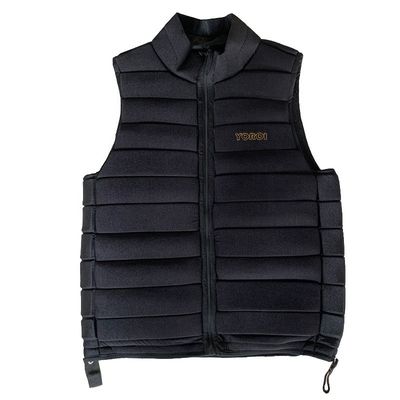 Colete de proteção corporal leve e personalizável em preto/design personalizado