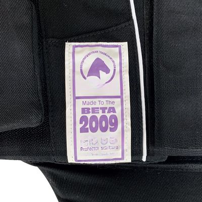 Colete equestre leve para jovens cavaleiros BETA-aprovado e de tamanho único