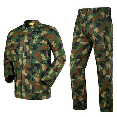 Proteção anti-UV Floresta BDU Treinamento Guarda Uniformes de vestuário personalizado 1,5 por conjunto