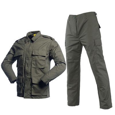 Proteção anti-UV Floresta BDU Treinamento Guarda Uniformes de vestuário personalizado 1,5 por conjunto