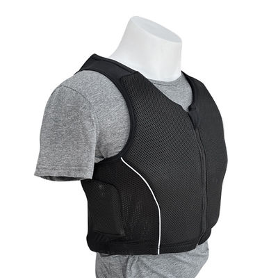 Colete unisex para equitação, certificado CE, aconchegante e respirável, 1 kg, preto