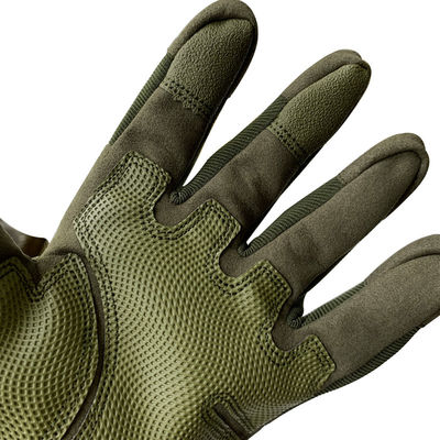 Proteção contra fendas do dedo verde Luvas de treinamento de segurança com características personalizadas