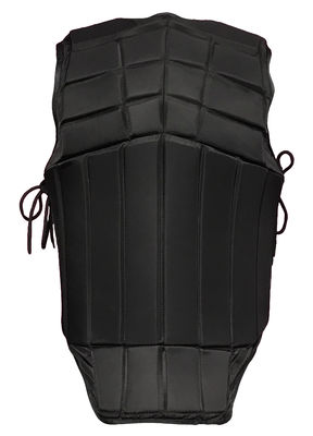 Certificação CE Veste de corpo de cavaleiros de cavalo preto para cuidados e proteção leves