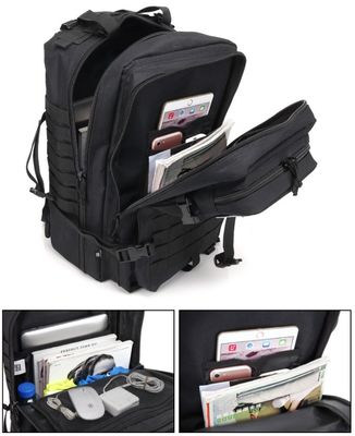 Mochila de 45L Sistema MOLLE de grande capacidade e alça suave para pacote de aventura ao ar livre