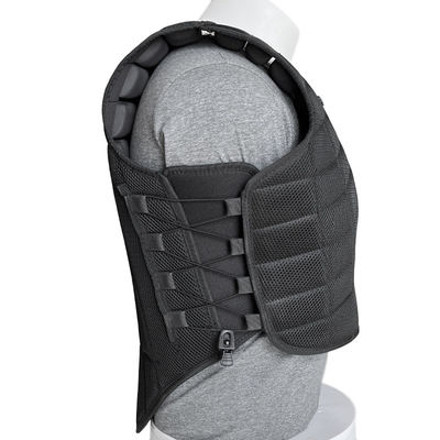 Actividades Equestres ao ar livre Essential Certified Block Foam Padded Black Unisex Vest