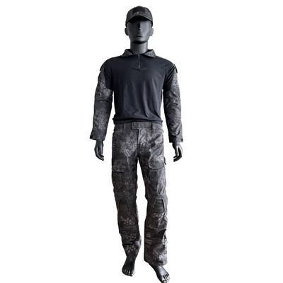 Camisa de tricô de manga longa de poliéster/algodão para homens Traje uniforme de rã em cores personalizadas