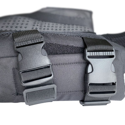 Colete de equitação preto 2XL certificado com textura de espuma para equitação ao ar livre