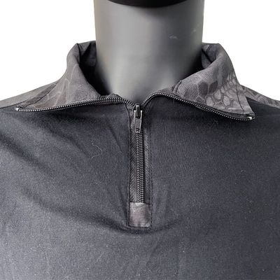 Camisa de tricô de manga longa de poliéster/algodão para homens Traje uniforme de rã em cores personalizadas