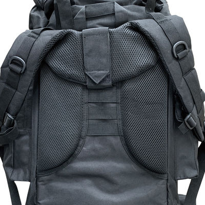 Mochila de acampamento ao ar livre resistente à água 65L de tecido de Oxford para montanhismo de alta capacidade