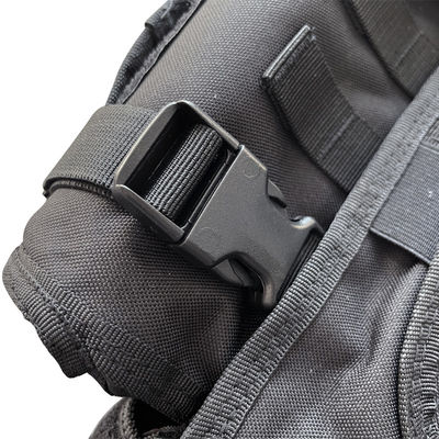 Colete de protecção ajustável com sistema Molle em tecido de poliéster