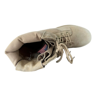Sola exterior de borracha Botas de treino impermeáveis Homens Botas de deserto castanhas pretas com revestimento de malha
