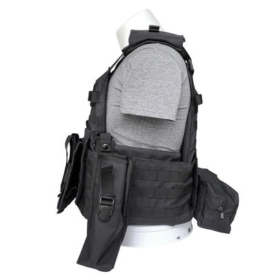 Colete de proteção multifunção com sistema Molle e bolsas para segurança do corpo nos tamanhos S-2XL