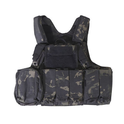 Veste multifuncional ajustável de tecido de poliéster para treino e proteção corporal