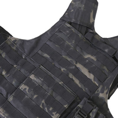 Veste multifuncional ajustável de tecido de poliéster para treino e proteção corporal