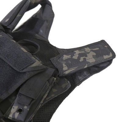 Veste multifuncional ajustável de tecido de poliéster para treino e proteção corporal