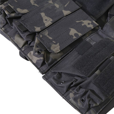 Veste multifuncional ajustável de tecido de poliéster para treino e proteção corporal