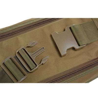 Mochila de ombro inclinada confortável Saco de khaki com armação externa e três bolsos