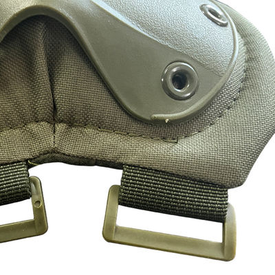 Equipamento de treino ao ar livre Protectores articulares verde-oliva com classe de proteção profissional