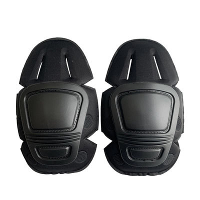 Proteção Profissional Sapo Proteção de joelho e cotovelo Poliéster preto flexível para segurança