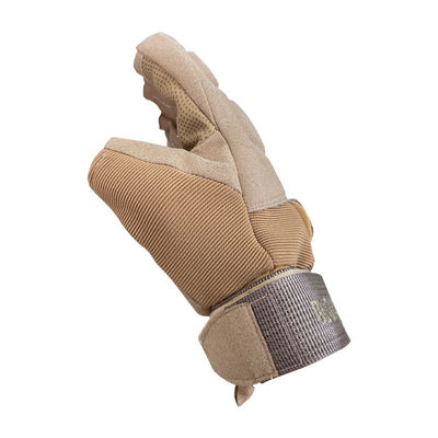 Proteção de mão de meio dedo unisex khaki para atividades ao ar livre