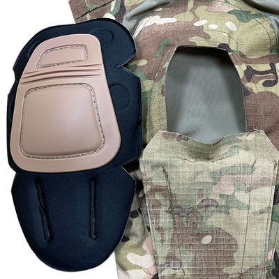 Traje de uniforme preto resistente ao desgaste para treino ao ar livre Roupa respirável de manga longa