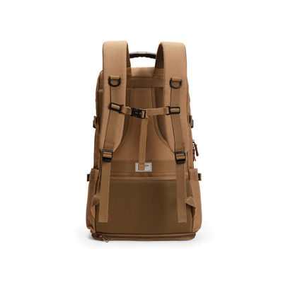 Mochila de tecido de lona para homens, com fecho com fecho de fecho, leve e durável
