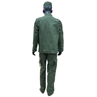 Traje de treino de mistura de poliéster e algodão Resistente ao desgaste e respirável