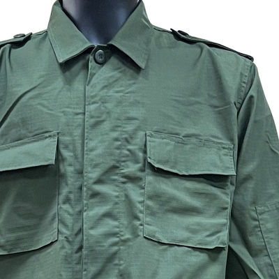 Traje de treino de mistura de poliéster e algodão Resistente ao desgaste e respirável