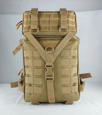 Mochila de treino ao ar livre com design flexível e material de algodão poliéster