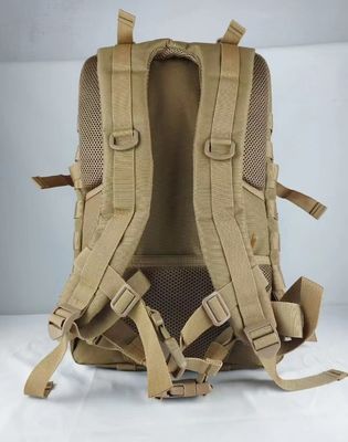 Mochila de treino ao ar livre com design flexível e material de algodão poliéster