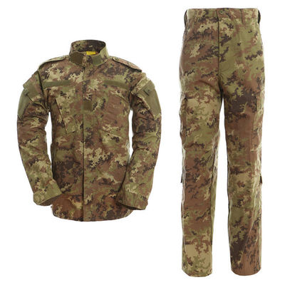 Fusão sem costura para caminhadas ao ar livre Trabalho de treino Traje de manga longa Camisas Calças ACU Homens Uniforme de camuflagem