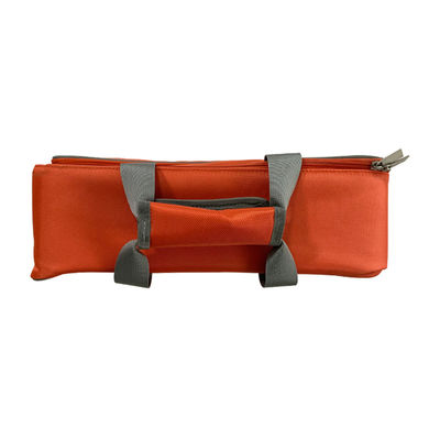 Saco vazio vermelho pequeno de tecido de nylon para kit de primeiros socorros de emergência em casa e viagens