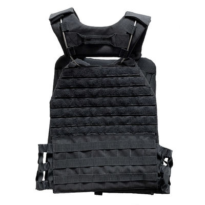 Colete de treino para desporto ao ar livre preto S-XXL com equipamento essencial do sistema de liberação rápida