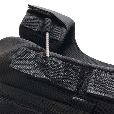 Colete de treino para desporto ao ar livre preto S-XXL com equipamento essencial do sistema de liberação rápida
