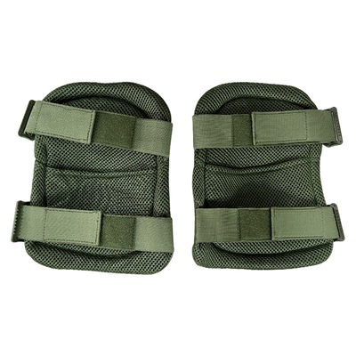 Regular 8 Holes Green Knee Elbow Pads Set Proteção de Queda Gear para Adultos 100% Poliéster