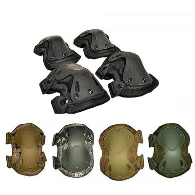 Confortável Hard Shell Negro Joelho e cotovelo almofadas para um tamanho se encaixa em todos os equipamentos de proteção