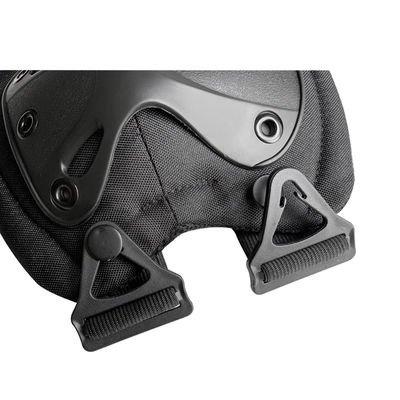 Confortável Hard Shell Negro Joelho e cotovelo almofadas para um tamanho se encaixa em todos os equipamentos de proteção