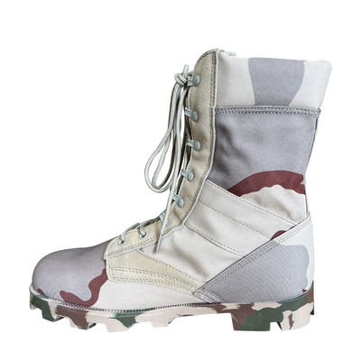 Botas verdes de deserto e botas de selva masculina com fecho de couro genuíno