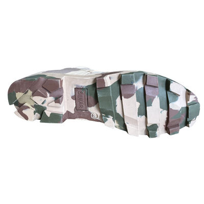 Botas verdes de deserto e botas de selva masculina com fecho de couro genuíno